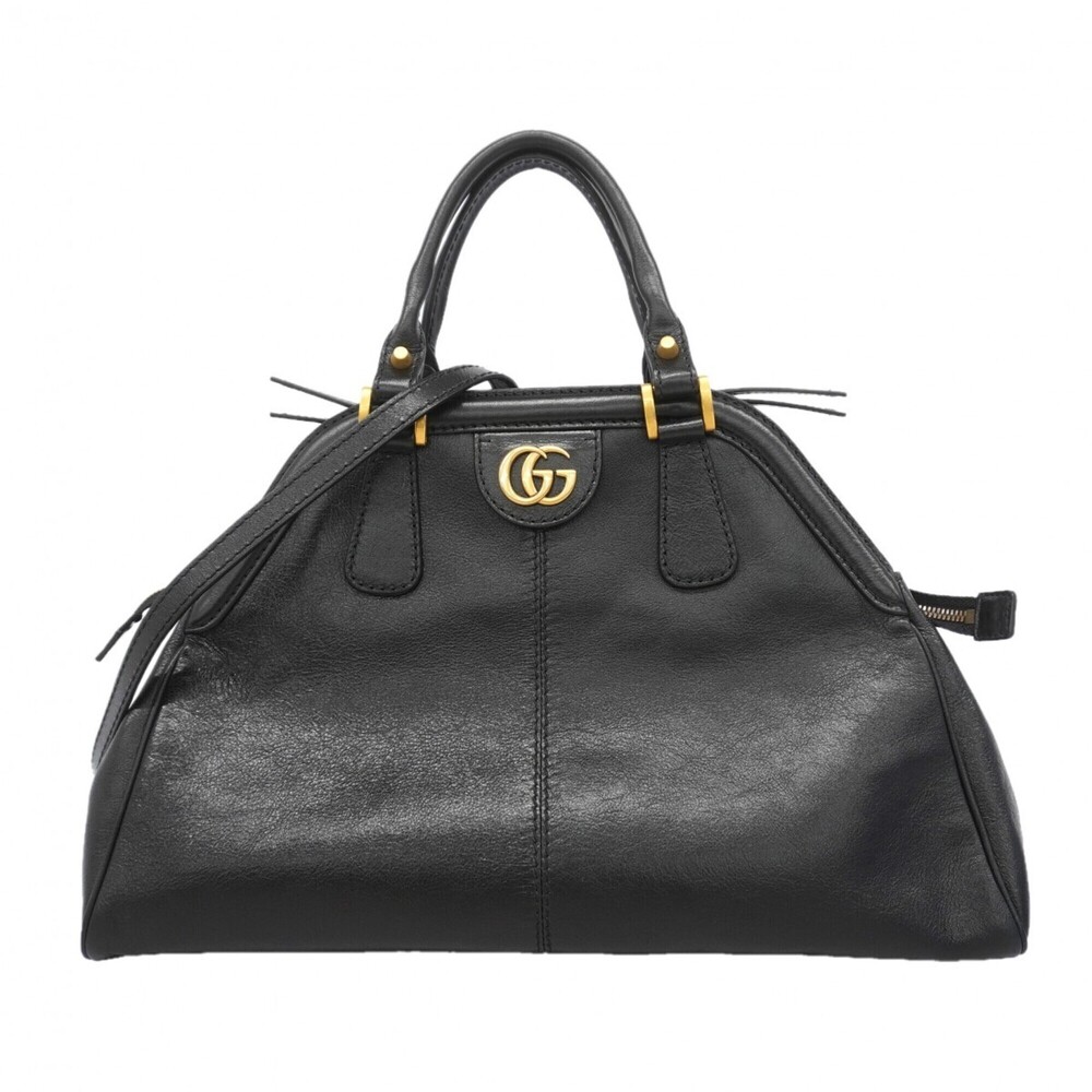 GUCCI Authentic Black Leather Bag